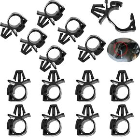 15 Pack Car Wire Clips Wiring Harness Loom Routing Clip Fastener OD 11mm Fixed Retainer Bracket for GM Ford Trucks Cars Sedan UTV Engine Pipe Cable