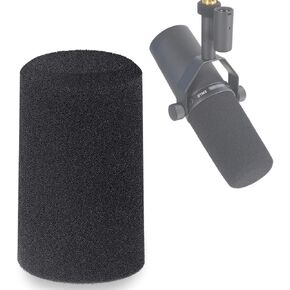 Shure SM7B Boom Arm with Pop Filter - Suspension Boom Scissor Arm Stand for Shure SM7B Microphone with 2 Types Windscreen by YOUSHARES