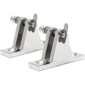 NRC&XRC2 PCS Marine Boat Deck Hinge Mount Bimini Top Fitting Hardware 316 Stainless Steel