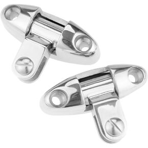 Bimini Top Deck Swivel Hinge, 316 Stainless Steel Side Mount Swivel Hinge Marine Hardware Accessories Fit for Fishing Boat Yacht (Pack of 2)