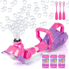 ArtCreativity Bubble String Trimmer, Kids Bubble Blower Machine with Bubble Solution Included, Grass Trimmer Toy with Lights & Sounds, Fun Summer Outdoor Toys for Toddlers, Blue&Green