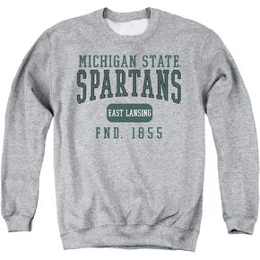 Michigan State University Founded Date Unisex Adult Crewneck Sweatshirt