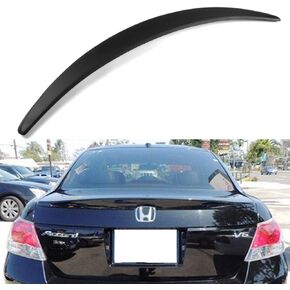 SCITOO Unpainted Rear Trunk Lip Spoiler Wing Replacement fit for 2008-2012 for Honda for Accord 46.85 Inch x 3.35 Inch