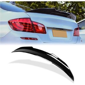 AeroBon Gloss Black Rear Trunk Spoiler Compatible with 2010-2016 BMW 5 Series F10 and F10 M5 Sedan Spoiler (H Style)