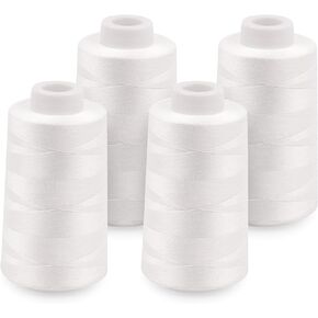 12 Colors Serger Thread, 12 Cones Threads of 1800 Yards Each Spool All Purpose Thread for Sewing, Polyester Thread 40S/2 for Serger&Overlock, Quilting, Piecing, Sewing Machine
