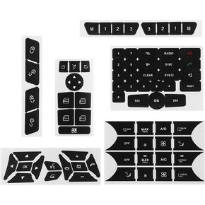 Dash Button Repair Kit for Mercedes for Benz GLK350 C Class CLS C218 SLK W172 W204 W212 W218 W207 Car A/C Window Button Repair Sticker Decals Stickers