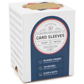 Stellar Factory - Premium Card Sleeves, Rounded, 2.5" x 3.5" (112 Count)