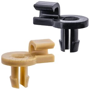 Rexka 10 Sets Door Handle Lock Rod Clips Left & Right 3.5mm Rod / 5mm Hole for Honda Acura Accord Civic CL Insight Odyssey RL TL -72112-SR4-004 72113-SR4-004 - Door Lock Rod Clip Door Latch Clip