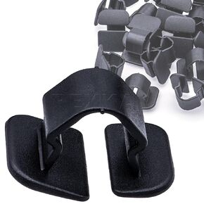 Rexka 40pcs Hood Insulator Insulation Pad Liner Retainer Clip for Volkswagen & Audi 1H5-863-849-A-01C A4, A6, Cabriolet, Quattro, S4 & S6 Beetle Golf, Jetta, Passat, Rabbit & Touareg VW 1H5863849A01C