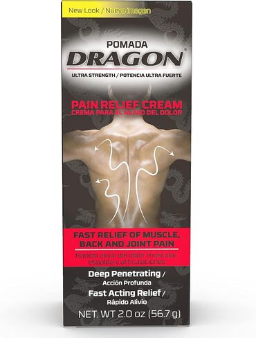 Dragon - Ultra Strength Pain Relief Cream for Muscle, Back and Joint Pain Cream, 2 Ounce (Pack of 3) in Saudi Arabia