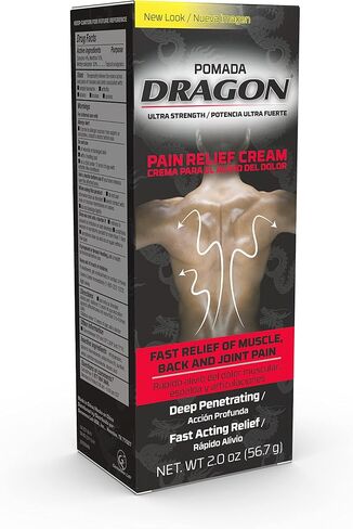 Dragon - Ultra Strength Pain Relief Cream for Muscle, Back and Joint Pain Cream, 2 Ounce (Pack of 3) in Saudi Arabia