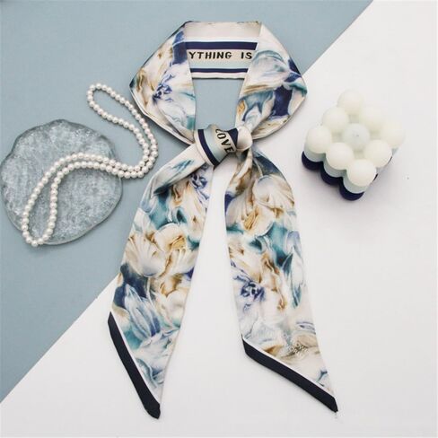 5 Pack Purse Scarf for Bags Silk Head Scarf for Hair Handbag Women Scarfs Band Hair Neck Scarves Fashion Gifts,73 in Kuwait