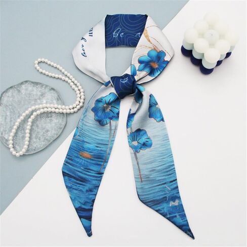 5 Pack Purse Scarf for Bags Silk Head Scarf for Hair Handbag Women Scarfs Band Hair Neck Scarves Fashion Gifts,73 in Kuwait