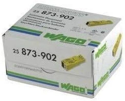 873-902 | WAGO Luminaire Disconnect Connector | 2-Pole Connector | Yellow | [Box of 25 Pieces] in Saudi Arabia