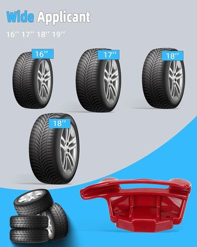 Tire Changer Duck Head, Mount Demount Duck Tool for Hunter Tire Changer, Compatible with Manual Harbor Freight Tire Changer, Strong Nylon Plastic, Red 1 Pack in Saudi Arabia