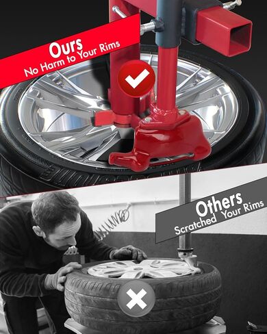 Tire Changer Duck Head, Mount Demount Duck Tool for Hunter Tire Changer, Compatible with Manual Harbor Freight Tire Changer, Strong Nylon Plastic, Red 1 Pack in Saudi Arabia