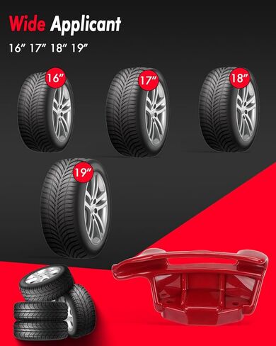 Tire Changer Duck Head, Mount Demount Duck Tool for Hunter Tire Changer, Compatible with Manual Harbor Freight Tire Changer, Strong Nylon Plastic, Red 1 Pack in Saudi Arabia