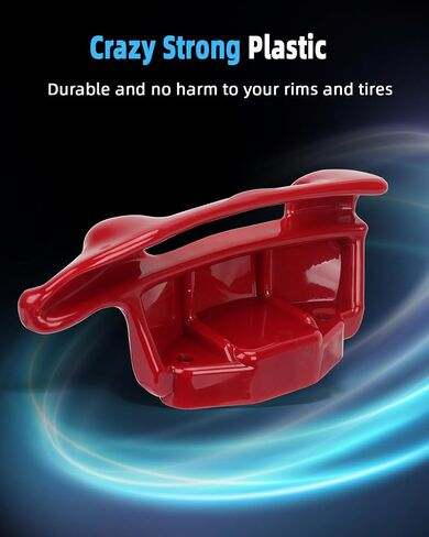 Tire Changer Duck Head, Mount Demount Duck Tool for Hunter Tire Changer, Compatible with Manual Harbor Freight Tire Changer, Strong Nylon Plastic, Red 1 Pack in Saudi Arabia