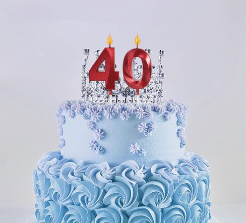 شموع عيد الميلاد الذهبية 24 و42 للكعك، عدد 24 42 شمعة لتزيين الكيك في الذكرى السنوية لحفلات الزفاف in Saudi Arabia