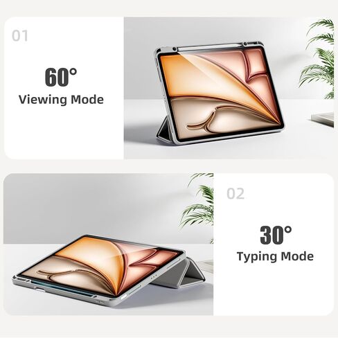 Akkerds for iPad Air 13 Inch Case M4/M3/M2 with Pencil Holder, Sky Blue in Kuwait