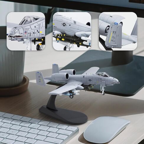 1/100 Fighter Jet Model A-10C Thunderbolt II Warthog diecast Military Airplanes Aircraft kit for Collection and Gift in Kuwait