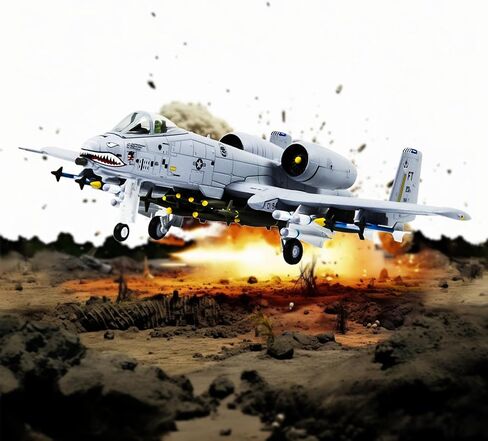 1/100 Fighter Jet Model A-10C Thunderbolt II Warthog diecast Military Airplanes Aircraft kit for Collection and Gift in Kuwait