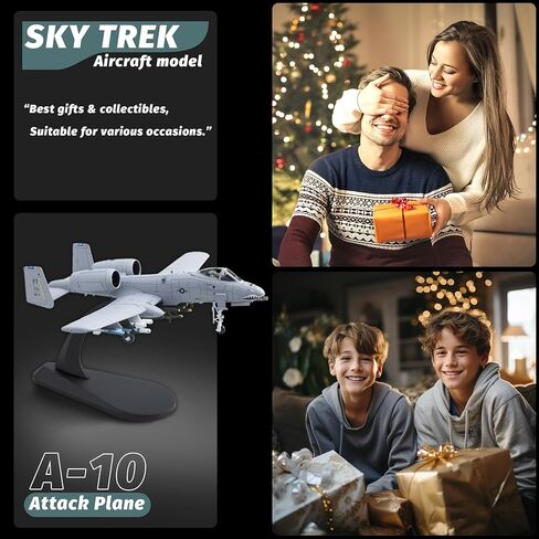 1/100 Fighter Jet Model A-10C Thunderbolt II Warthog diecast Military Airplanes Aircraft kit for Collection and Gift in Kuwait