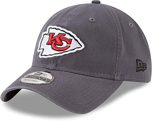 قبعة New Era NFL Core Classic 9TWENTY جرافيت قابلة للتعديل مقاس واحد يناسب الجميع (رؤساء مدينة كانساس) in Saudi Arabia