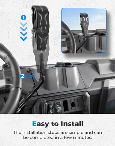 KEMIMOTO Aluminum Shift Knob, UTV Gear Shift Knob Compatible with 2017-2020 Polaris Ranger 1000 XP/Ranger 1000 XP Crew in Kuwait