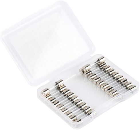 20 Pcs F5AL 5A 250V Fast-Blow Glass Fuses 0.2 x 0.78 inch/5x20 mm 5 amp 250 Volt,Quick Blow Replacement Fuses in Saudi Arabia