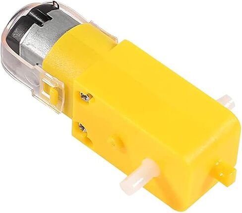 6pcs DC Electric Motor 3V-6V Dual Shaft Geared TT Motor Magnetic Gearbox Engine, for Arduino Smart Car Robot (I Shape 1:48 Reduction Ratio) (TT Motor) in Saudi Arabia