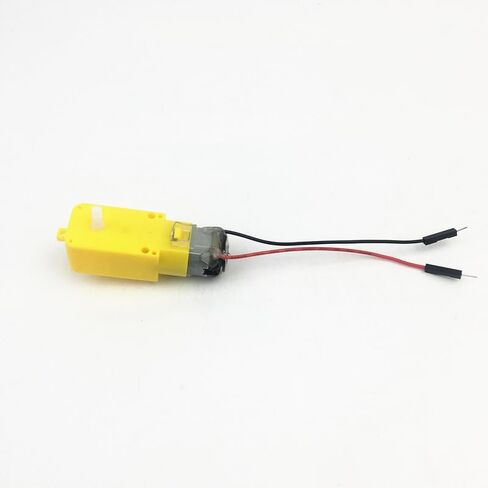 6pcs DC Electric Motor 3V-6V Dual Shaft Geared TT Motor Magnetic Gearbox Engine, for Arduino Smart Car Robot (I Shape 1:48 Reduction Ratio) (TT Motor) in Saudi Arabia