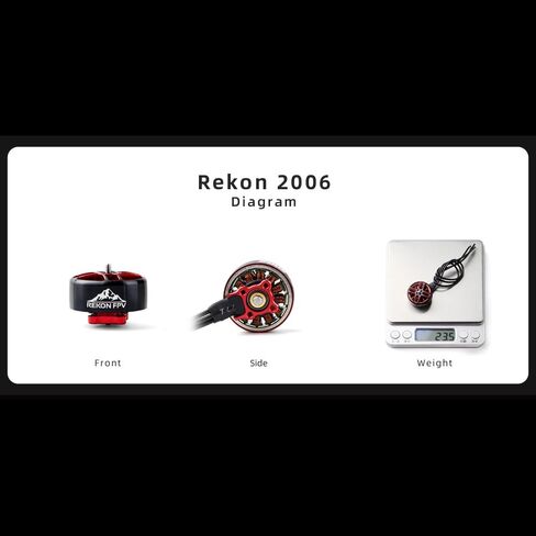 محرك Rekon 2006 1500KV بدون فرشاة لطائرة السباق بدون طيار FPV in Kuwait