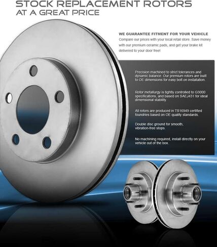 Callahan Front Brakes For 2012 2013 2014 2015 2016 Audi A6 Quattro | 2012 2013 A7 Quattro Replacement Brake Rotors in Saudi Arabia