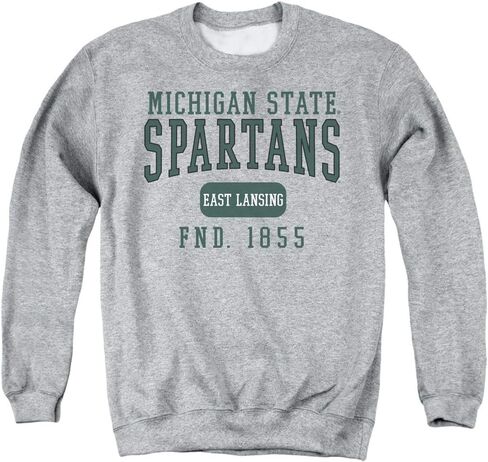 Michigan State University Founded Date Unisex Adult Crewneck Sweatshirt in Saudi Arabia