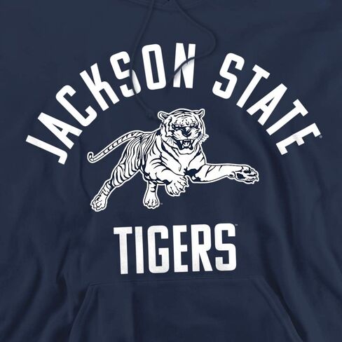Jackson State University Official One Color Jsu Tigers Logo Unisex Adult Pull-Over Hoodie in Saudi Arabia