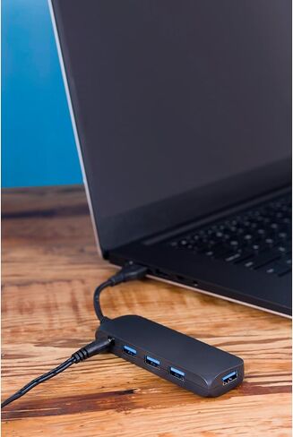 موزع شحن اتيفا 4 منافذ USB 3.0، أسود، 41513 in Kuwait