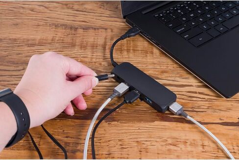 موزع شحن اتيفا 4 منافذ USB 3.0، أسود، 41513 in Kuwait