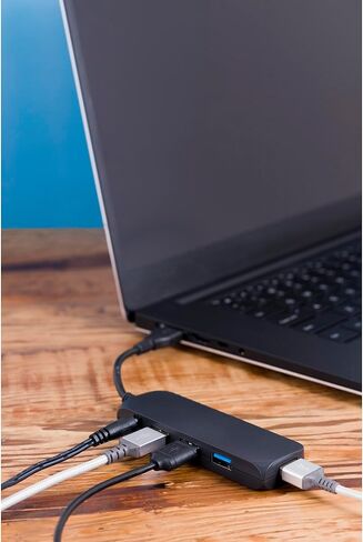 موزع شحن اتيفا 4 منافذ USB 3.0، أسود، 41513 in Kuwait