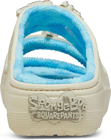 Crocs Unisex-Adult Squarepants Spongebob Cozzzy Terry Sandl Bone in Saudi Arabia