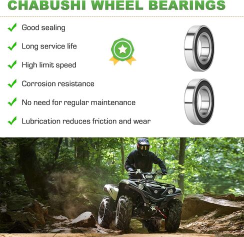 عمود محرك المحور الخلفي الأيسر CV ومجموعة محمل العجلات لـ Yamaha Rhino 450 2006-2009، Rhino 660 YXR66F 2006 2007، 700 FI 2008-2013 ATV استبدال المحور لـ 5UG-F530T-20-00 in Saudi Arabia