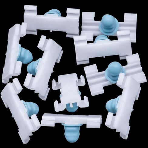 Rexka 10 pcs Side Moulding Door Trim Clips Clamp Compatible with BMW 51138231130 E46 323i 325i 325xi 328i 330i 330xi 51-13-8-231-130 in Saudi Arabia