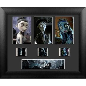 Tim Burton’s Corpse Bride – FilmCells 11" x 13" Standard Framed Wall Art Presentation – Featuring Three 35 mm Film Clips and Certificate of Authenticity – Officially Licensed Movie Collectible