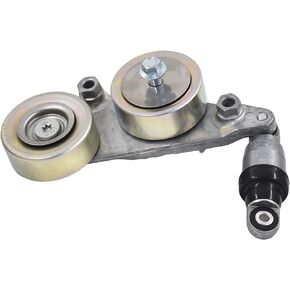 Car Engine Belt Tensioner Assembly Replacement for Honda Odyssey 05-10 Pilot 06-11 Accord 08-10 Assembly w/Pulleys OE39092 19253072