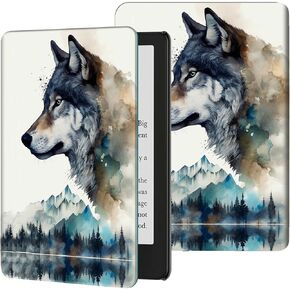 for Kindle Scribe Case 10.2 inch 2022 Release PU Leather Slim Lightweight Multiple Angles Stand Smart Cover with Auto Wake/Sleep for Kindle Scribe 10.2", Flowers