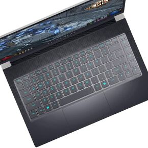 Keyboard Cover Skin for 2023 Dell Alienware x14 R2, 2022 Dell Alienware x14 R1 Gaming Laptop 14 inch, Alienware x14 Gaming Laptop Protector Accessories-TPU