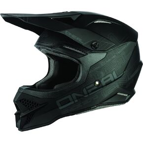 O'Neal 0627-002 3SRS Adult Helmet Flat (Flat Black, SM)