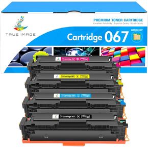 067 Toner Cartridge Set MF656Cdw Compatible for Canon 067 067H Color ImageCLASS LBP632Cdw LBP633Cdw MF653Cdw MF654Cdw Printer High Yield Ink 4 Pack