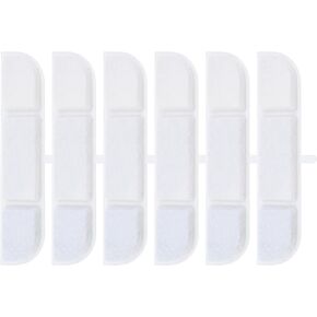6PCS Pet Water Fountain Filters Compatible with DownyPaws DPWFP6 Pet Drinking Fountains Cat Water Dispenser Filters with Activated Carbon