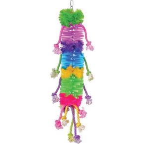 Prevue Pet Products Calypso Creations Caterpillar Bird Toy 62665